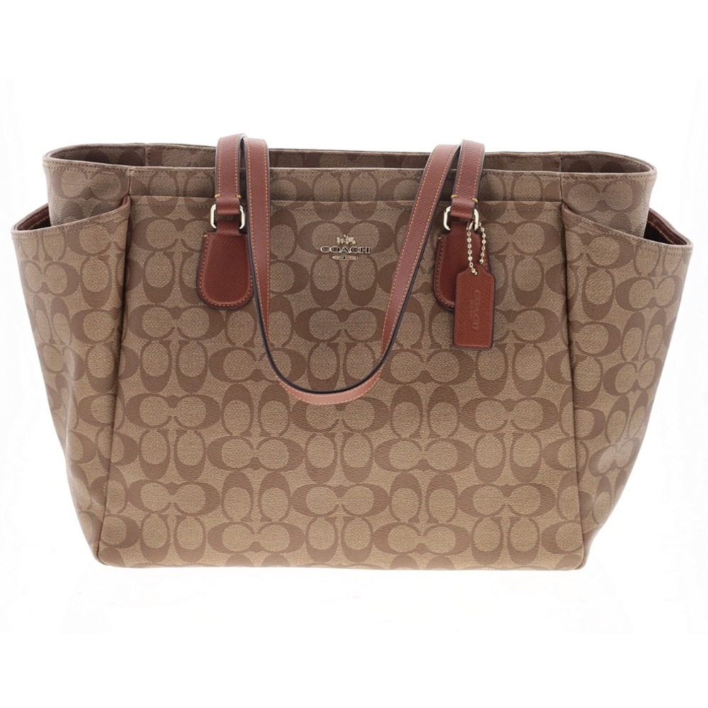 COACH•Signature Monogram Baby Diaper Bag - Picture 2 of 6